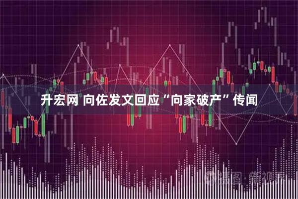 升宏网 向佐发文回应“向家破产”传闻