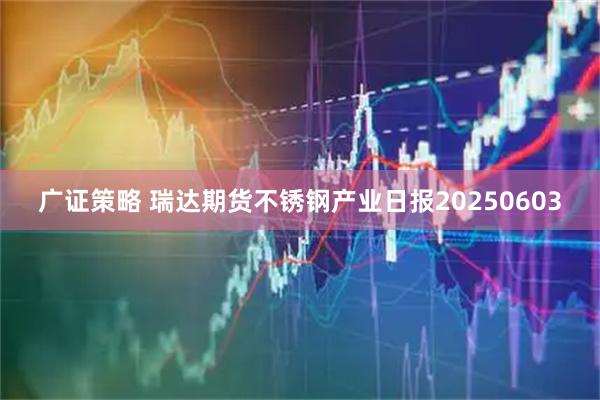 广证策略 瑞达期货不锈钢产业日报20250603