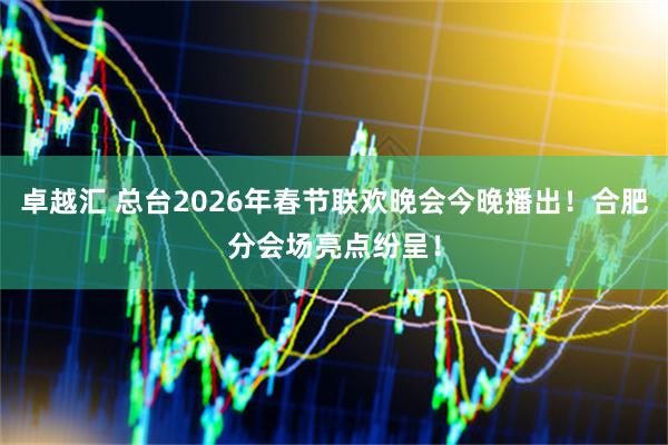 卓越汇 总台2026年春节联欢晚会今晚播出！合肥分会场亮点纷呈！